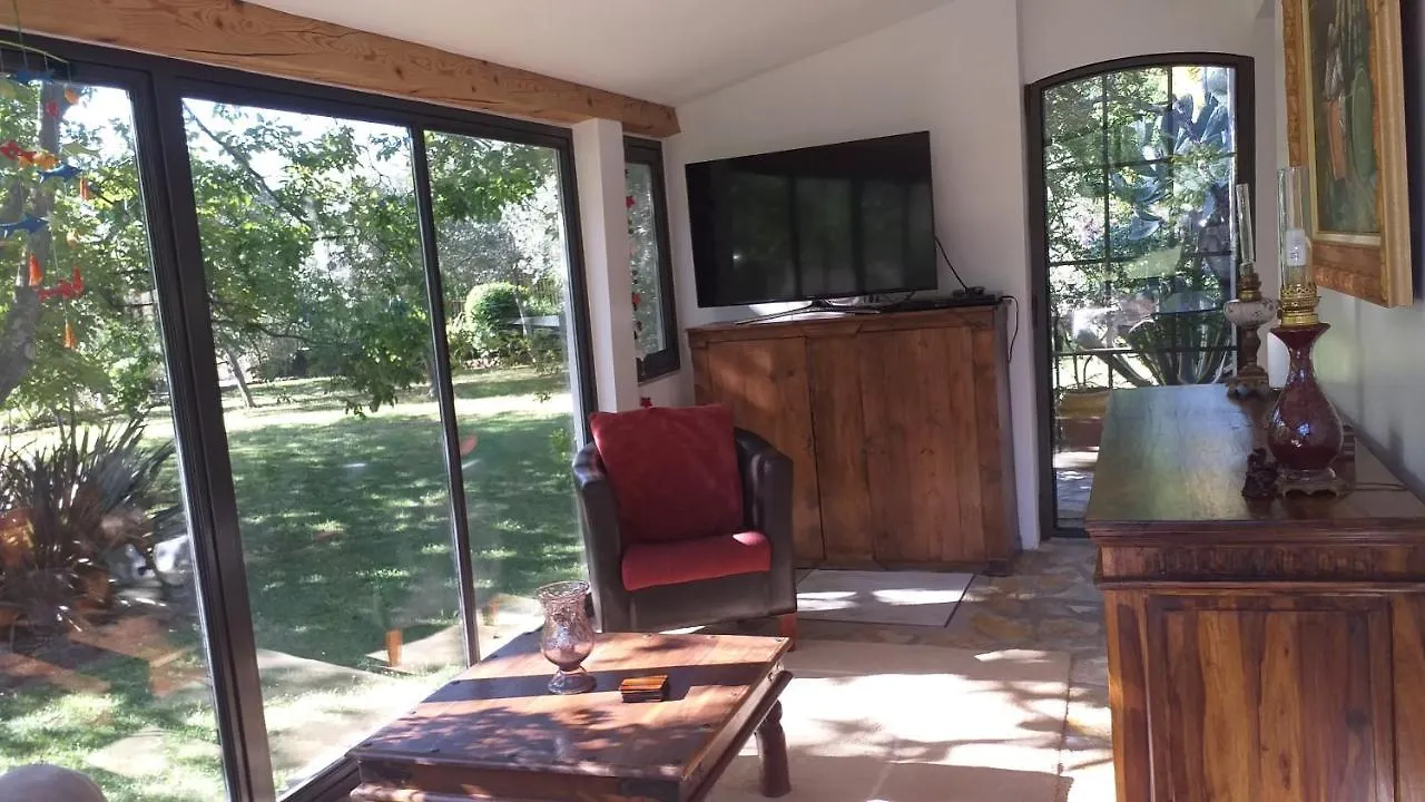 Ferienhaus Maison Avec Jardin Et Vue - Le Pont Du Loup 06 Gourdon