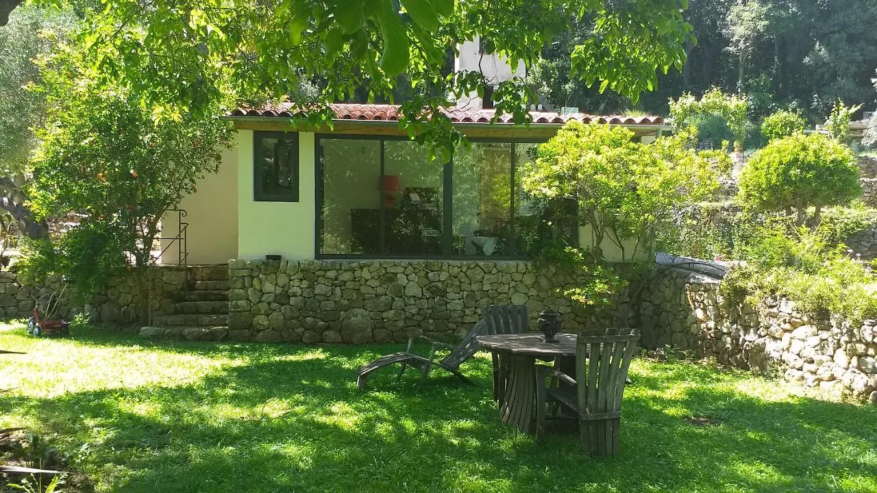 Maison Avec Jardin Et Vue - Le Pont Du Loup 06 Gourdon